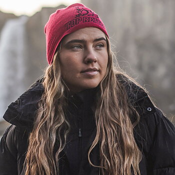 Top Reiter "Geysir" Mössa Svart/ Rosa