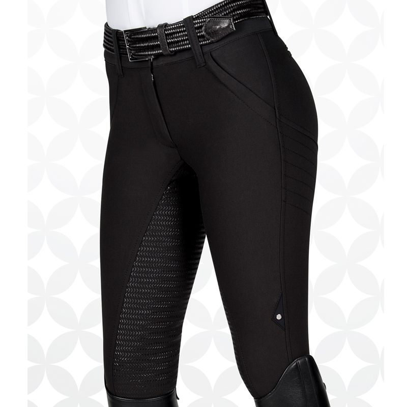 Equiline X-Shape damridbyxa full grip. svart