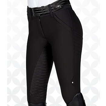 Equiline X-Shape damridbyxa full grip. svart