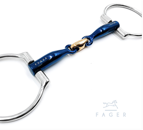 Fager  "Oscar"  Titanium Front Lock   Eggbutts Bit 