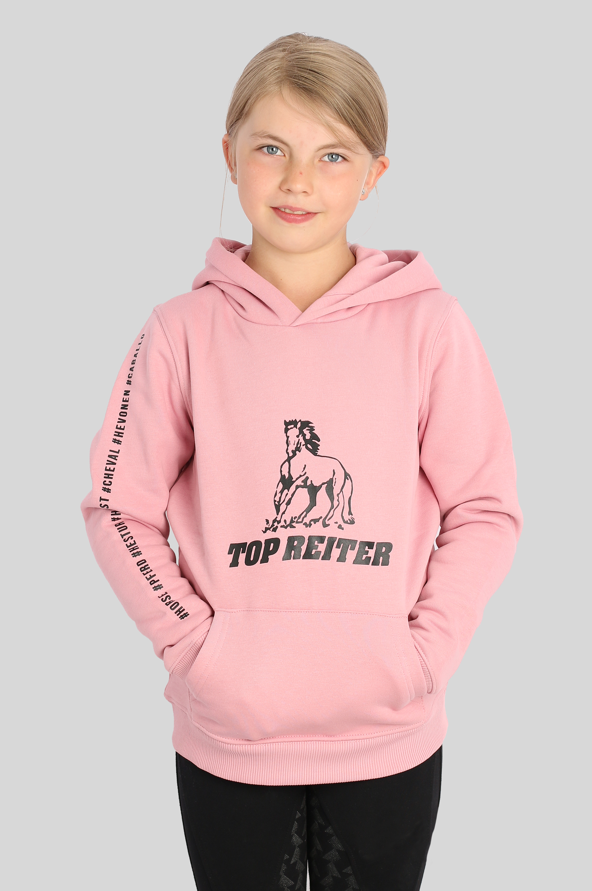 Top Reiter "Hestur" Hoddie barn - 2