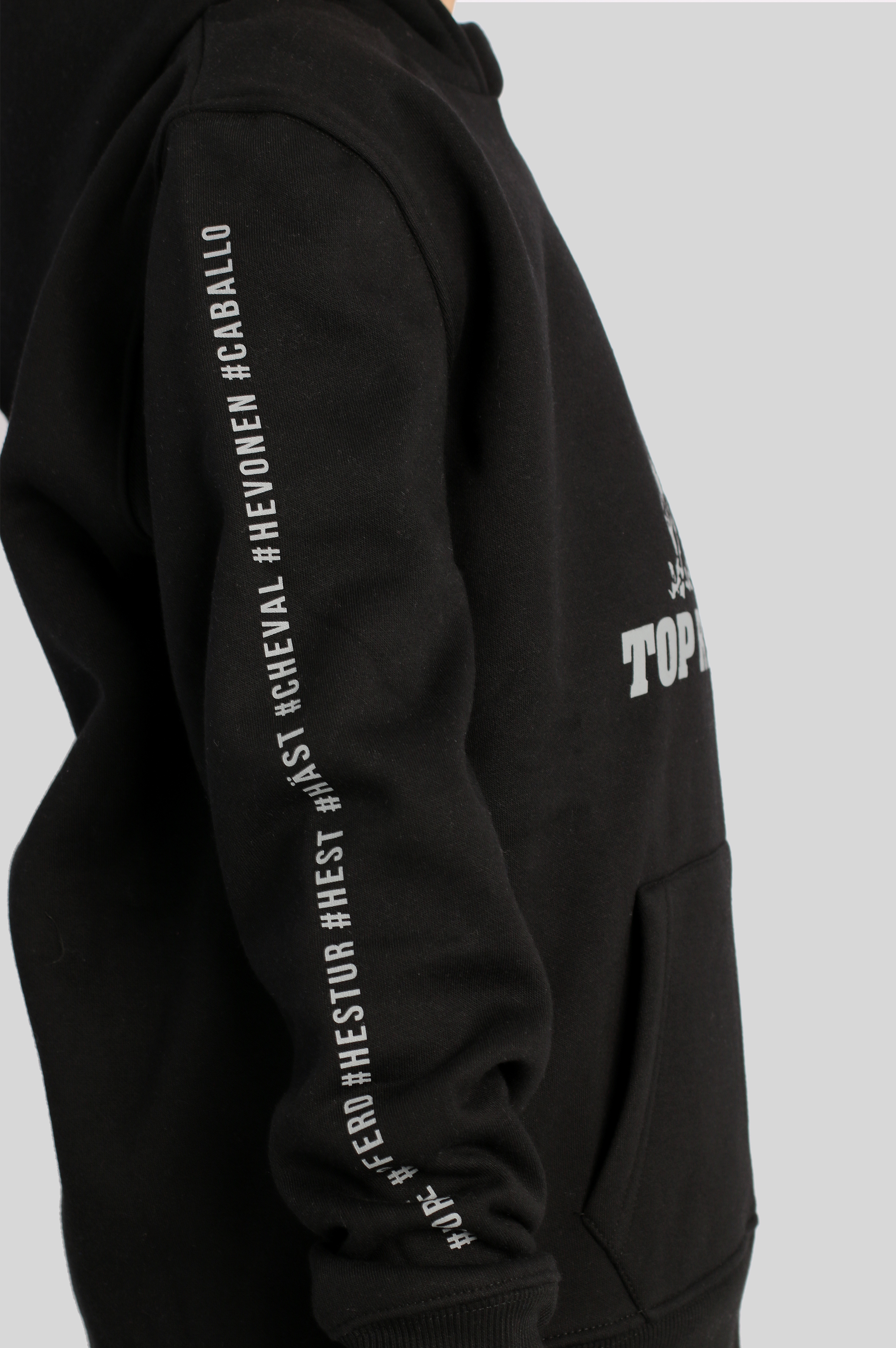 Top Reiter "Hestur" Hoddie barn - 10
