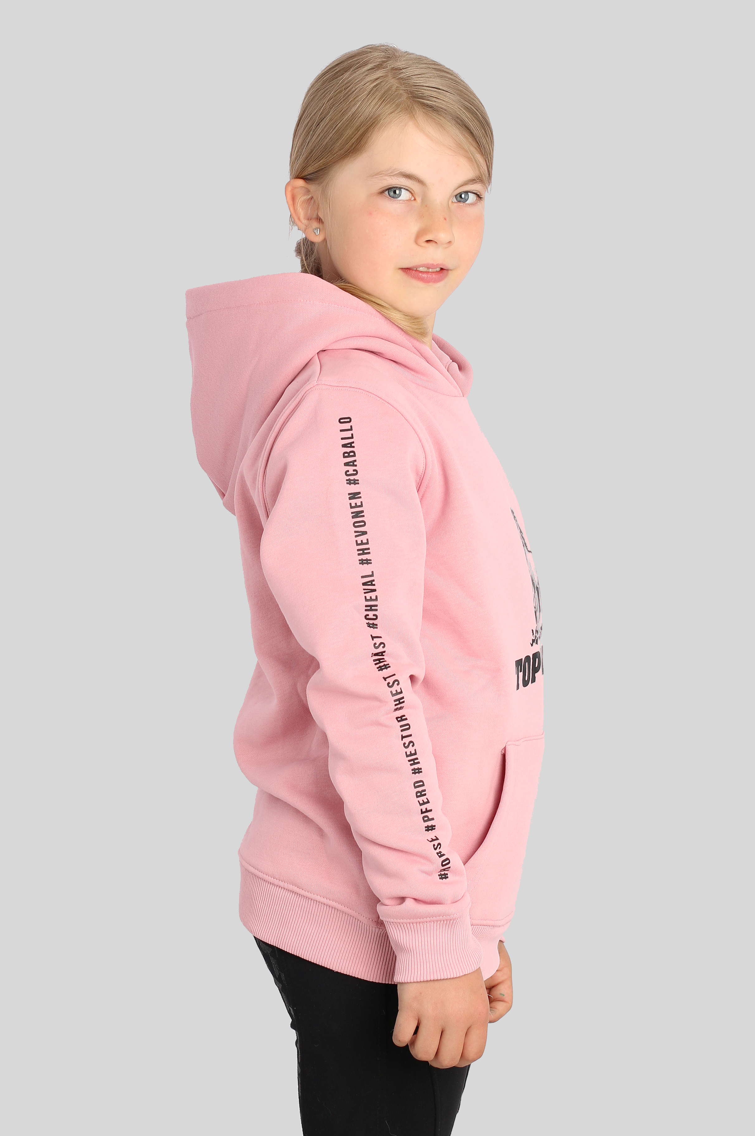 Top Reiter "Hestur" Hoddie barn