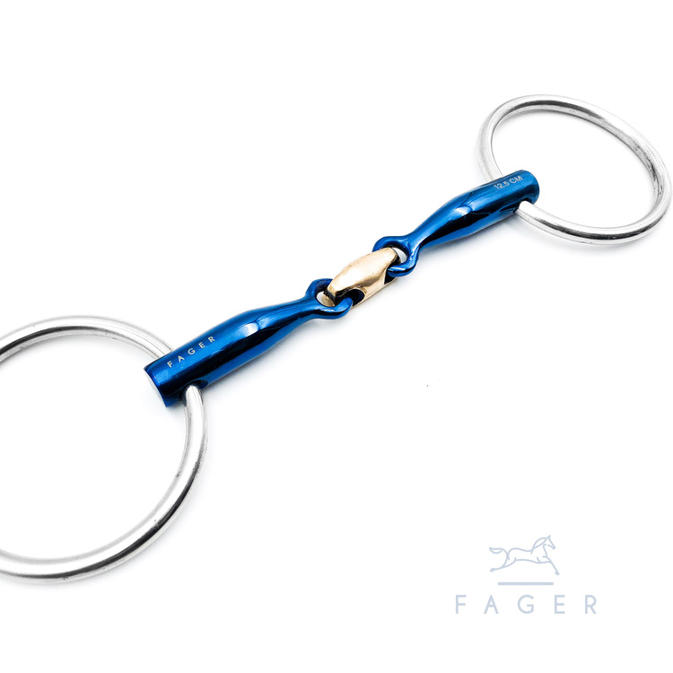 Fager  "Oscar"  Titanium Front Lock  Loose ring Bit