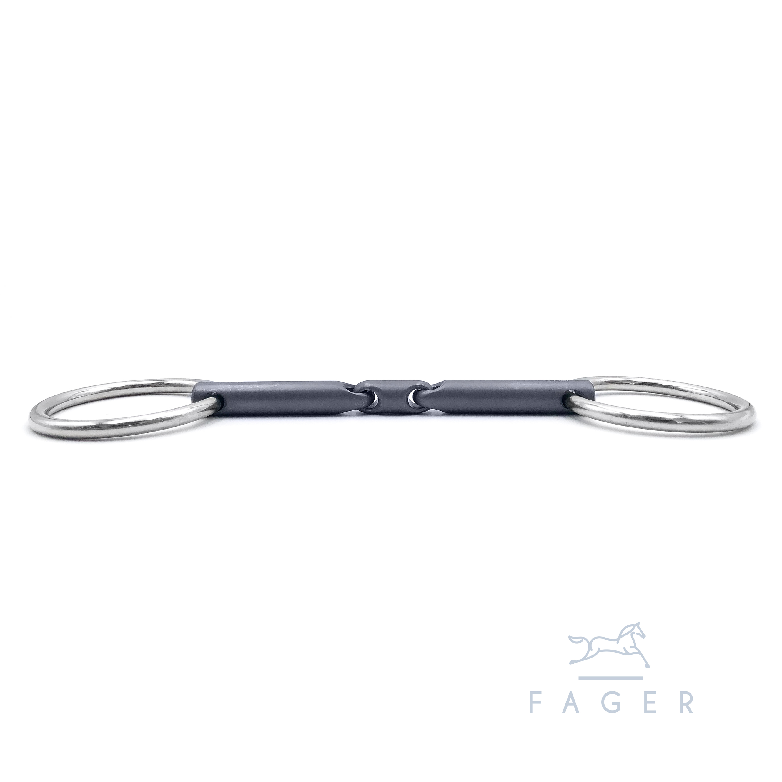  Fager "MADELEINE "-  Bridoon Double Jointed Titanium bit - 3