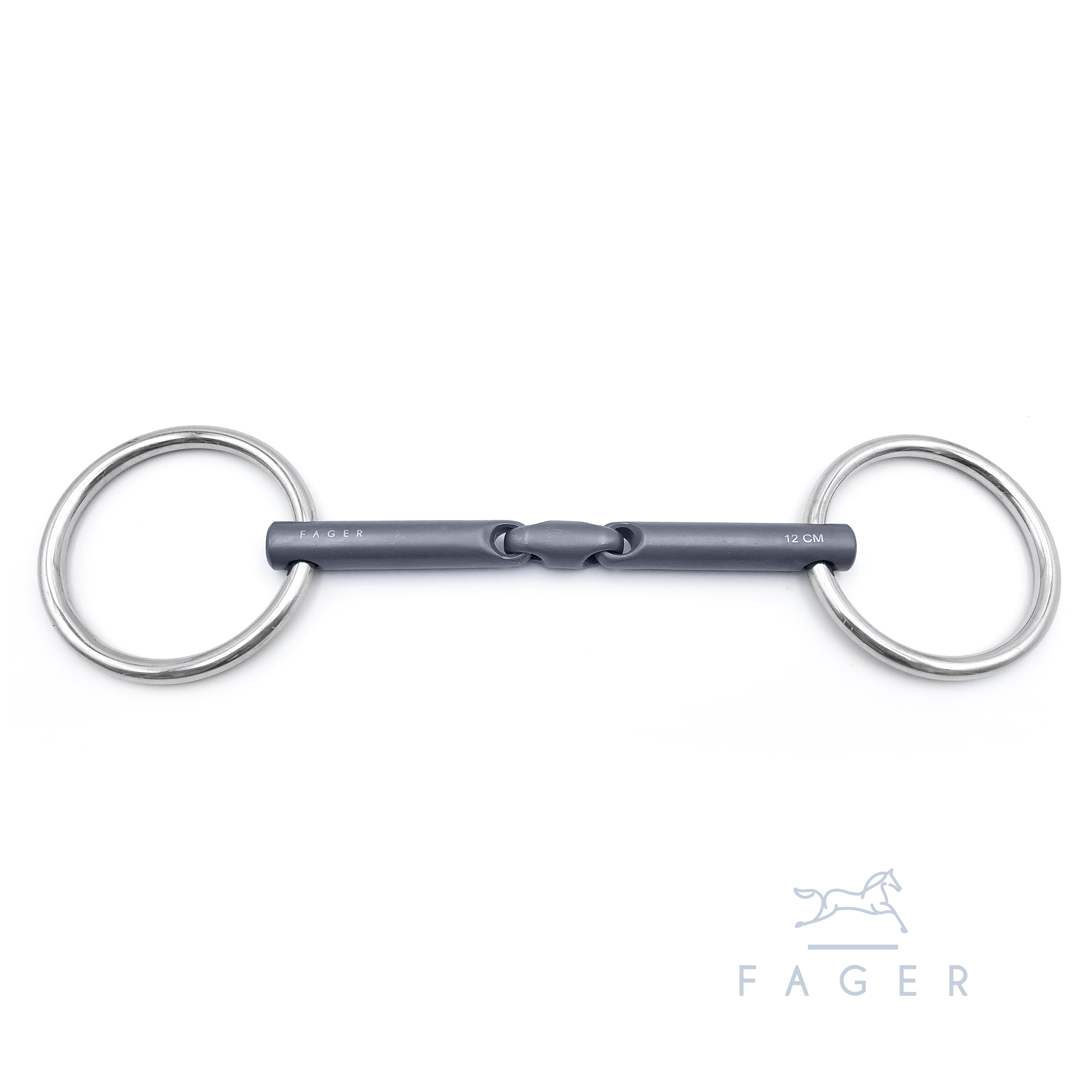  Fager "MADELEINE "-  Bridoon Double Jointed Titanium bit