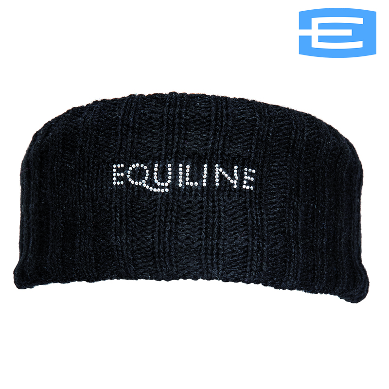 Equiline Kite Pannband med strass svart