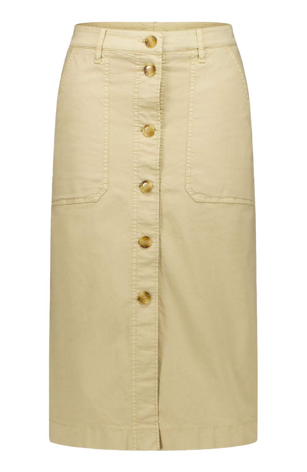 Bomullskjol Janina2 knappar beige