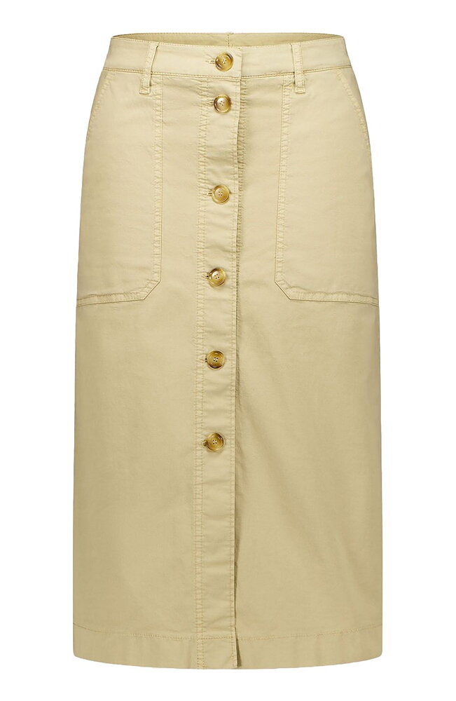 Bomullskjol Janina2 knappar beige