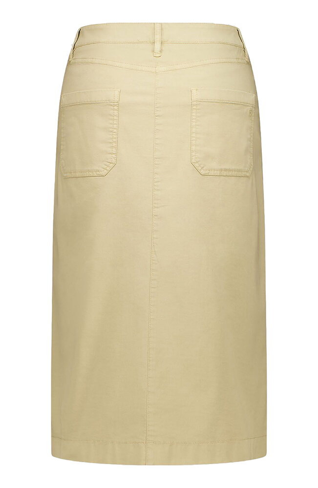 Bomullskjol Janina2 knappar beige