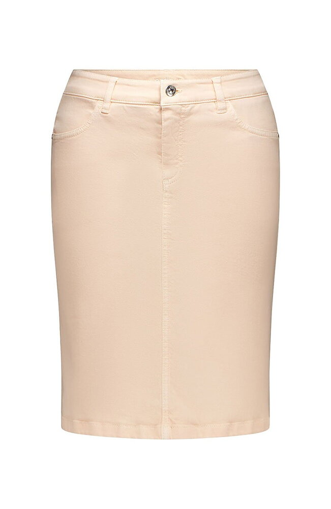 Jeanskjol Hedi550 ljus aprikos
