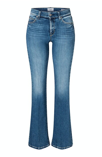 Jeans Paris flared mellanblå denim - 4