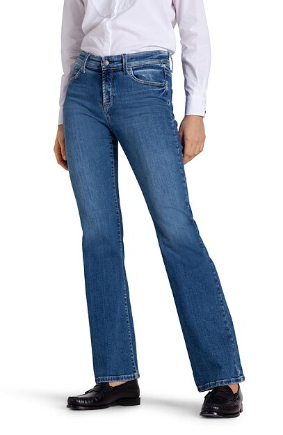 Jeans Paris flared mellanblå denim