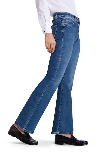 Jeans Paris flared mellanblå denim - 2