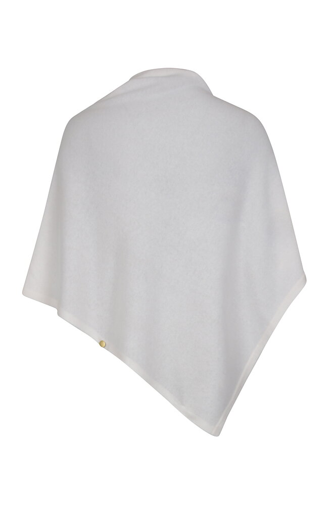 Poncho kashmir guldknappar offwhite