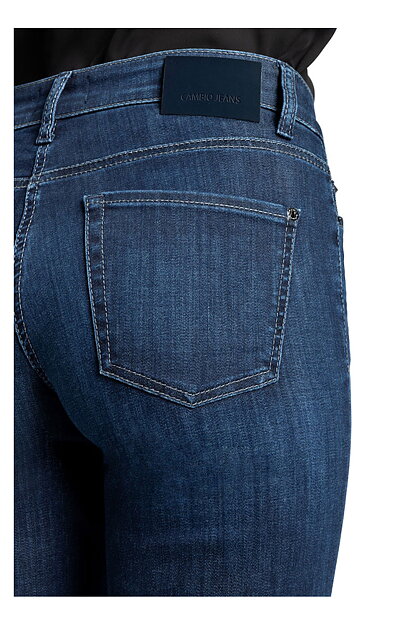 Jeans Paris straight long mörkblå lyocell - 3