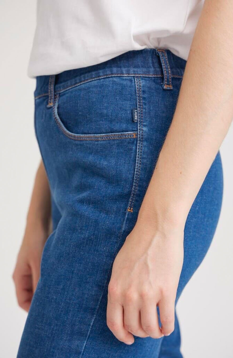 Mirakelcapri Kelly regular mellanblå denim - 3