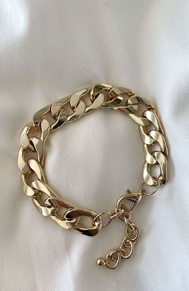 Armband Diora pansarlänk guld