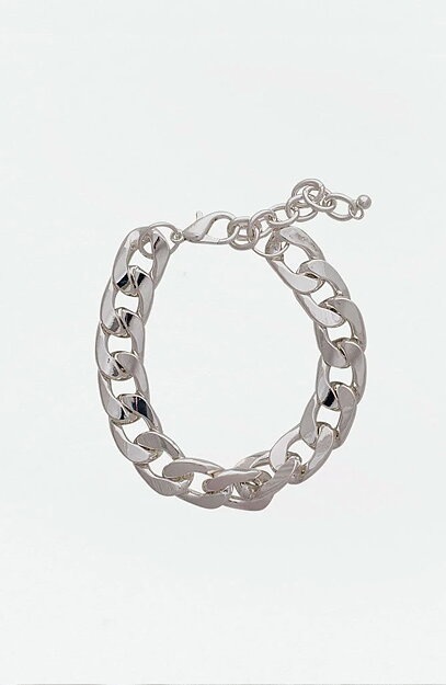 Armband Diora pansarlänk silver - 2