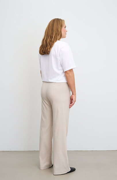 Mirakelbyxa Donna loose grey-sand - 4