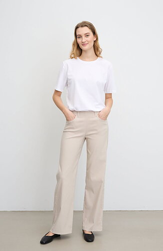 Mirakelbyxa Donna loose grey-sand