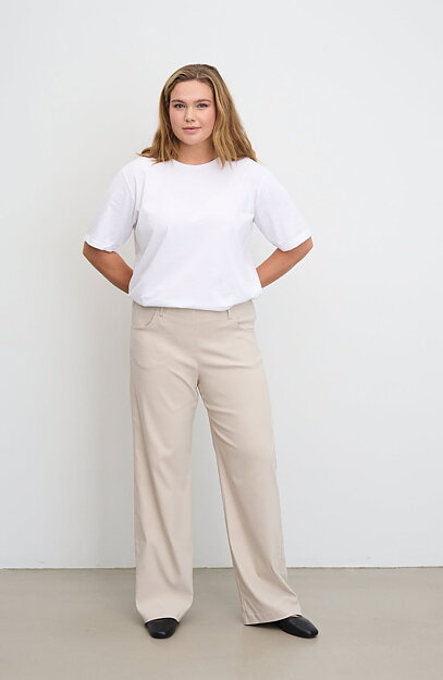 Mirakelbyxa Donna loose grey-sand - 3