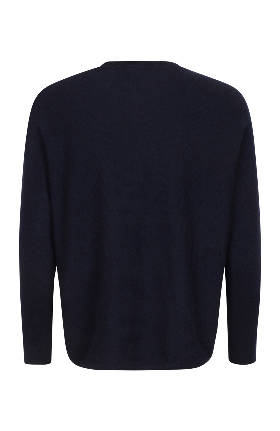 Kashmirjumper curved marinblå - 3