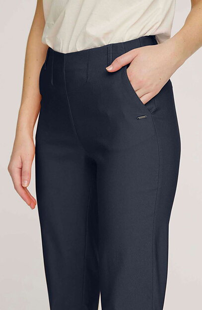 Mirakelbyxa Taylor regular cropped blå - 2
