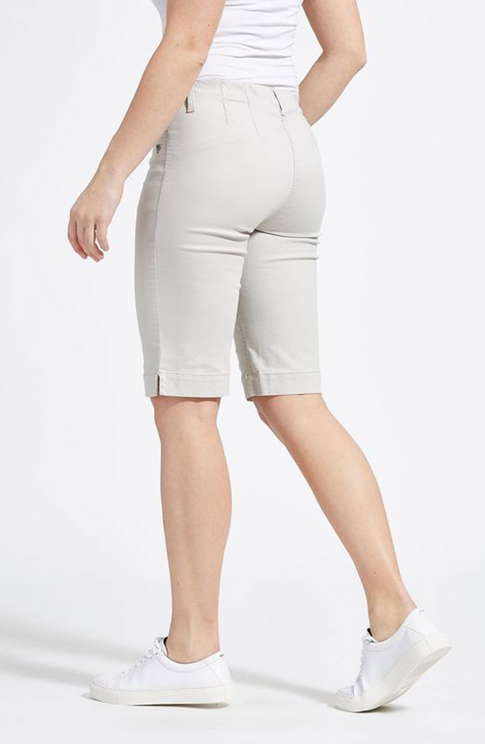 Mirakelshorts Kelly regular bomull gråbeige - 2