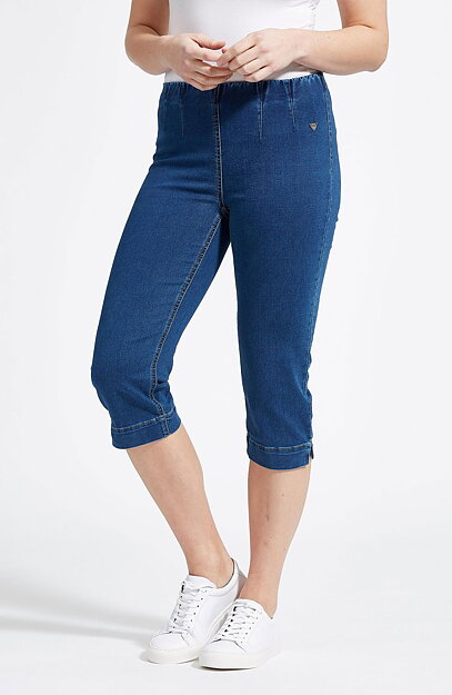 Mirakelcapri Naomi slim denim ljus