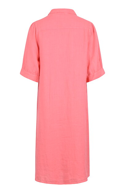 Linneklänning Etta blush-rosa - 2