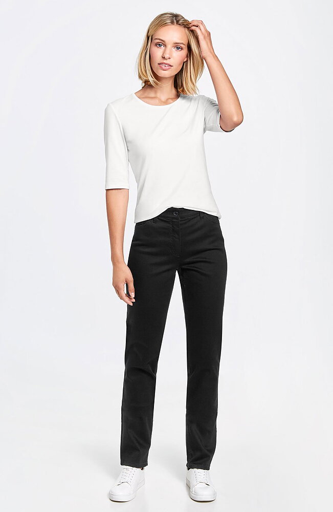 Jeans Straight fit svart