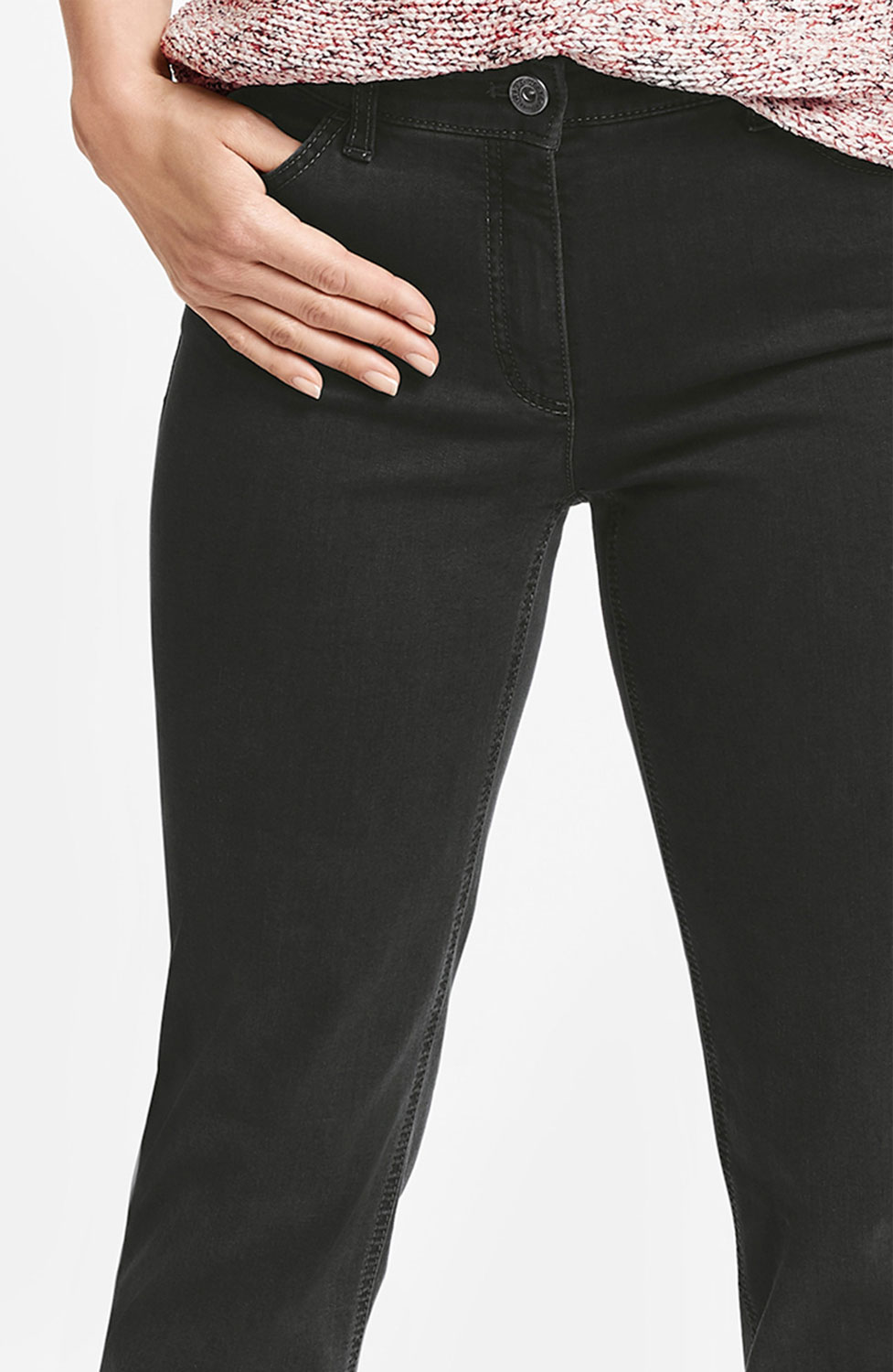 Jeans Straight fit mörkgrå - 2