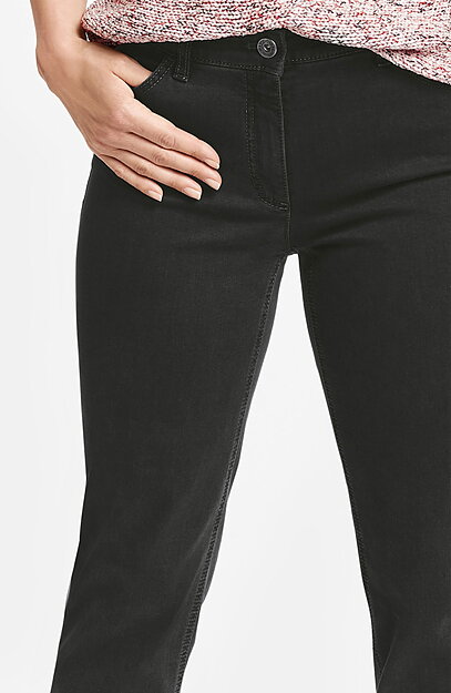 Jeans Straight fit mörkgrå - 2