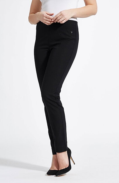 Mirakelbyxa Betty regular flossad svart
