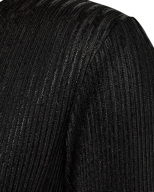 Topp Matter med glitterränder svart - 3