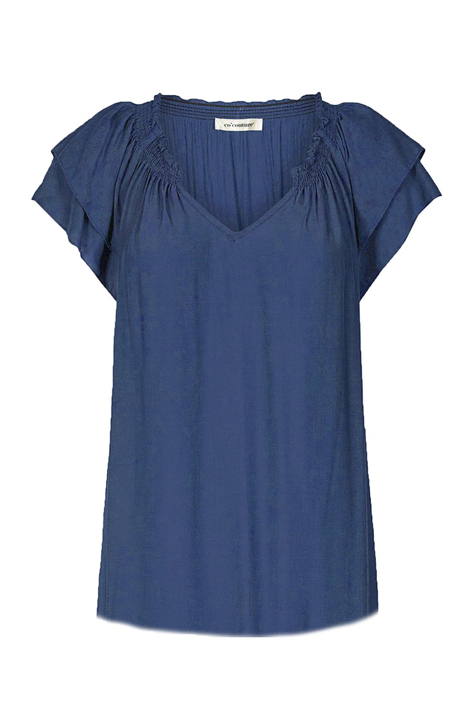 Blus Sunrise denimblå