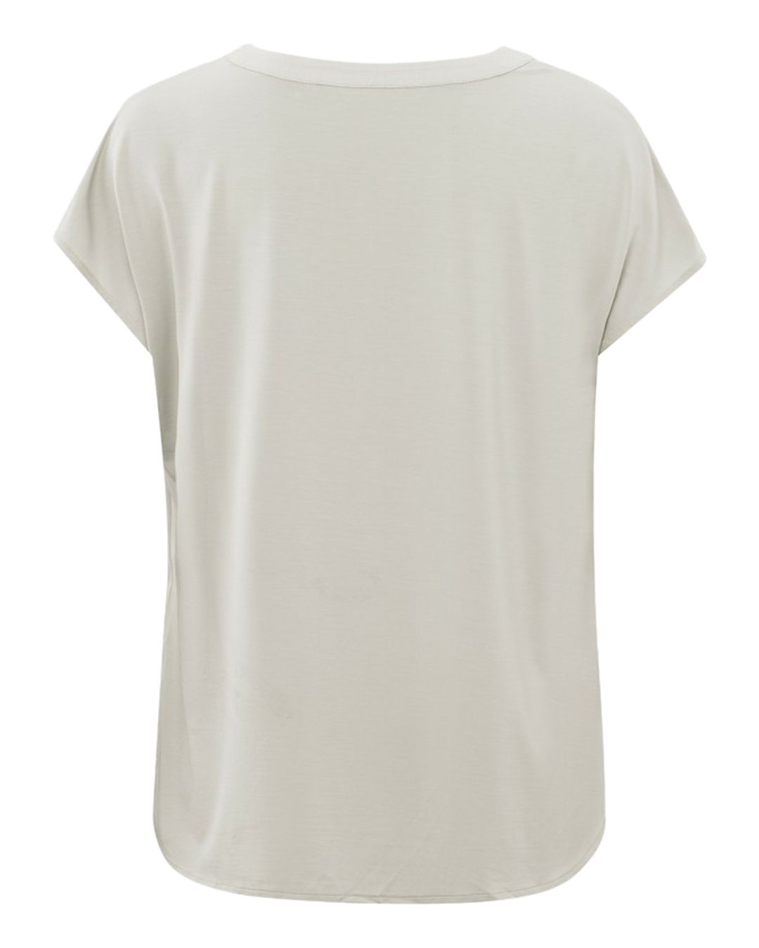 Blus v-ringad holkärm grå-beige - 4