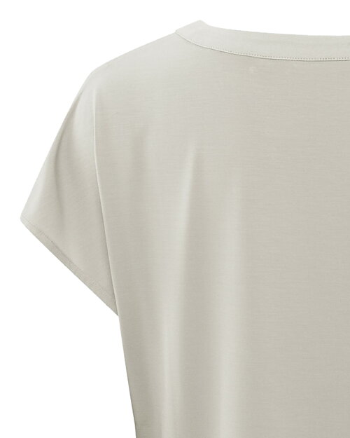 Blus v-ringad holkärm grå-beige - 5