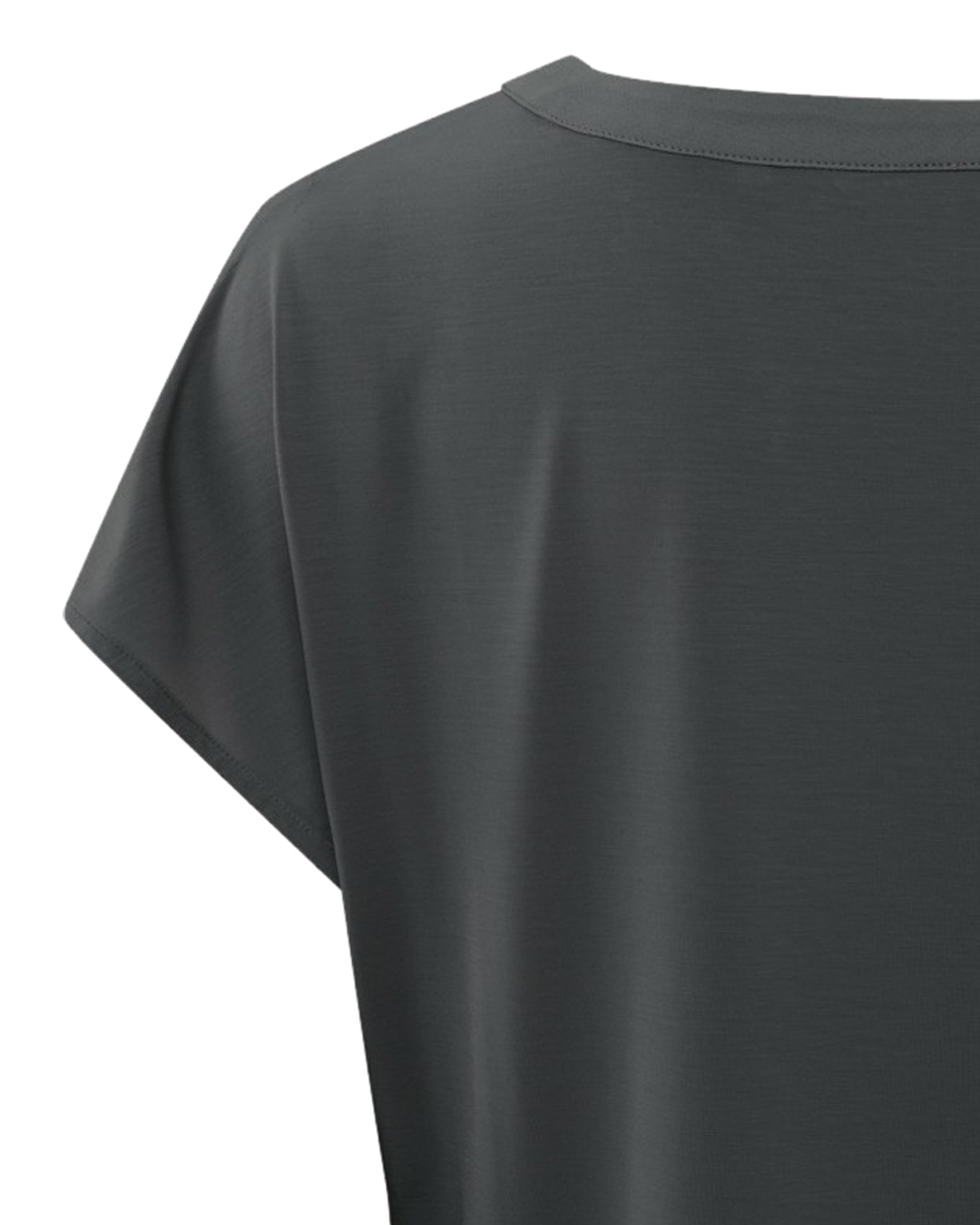 Blus v-ringad holkärm mörkgrå - 5