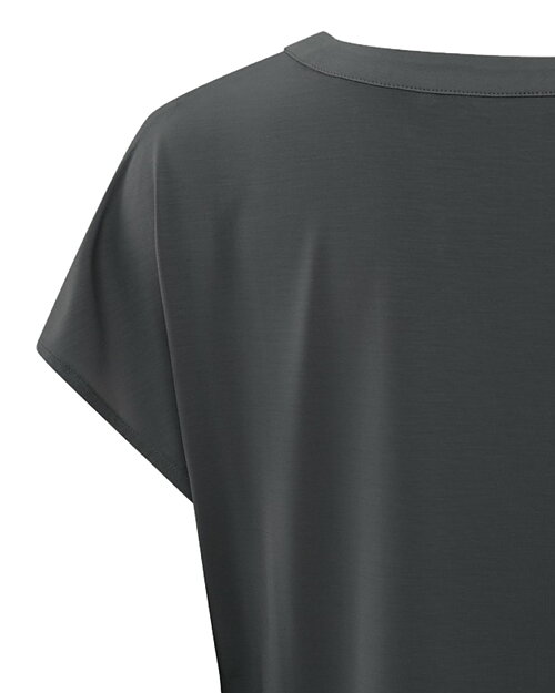 Blus v-ringad holkärm mörkgrå - 5