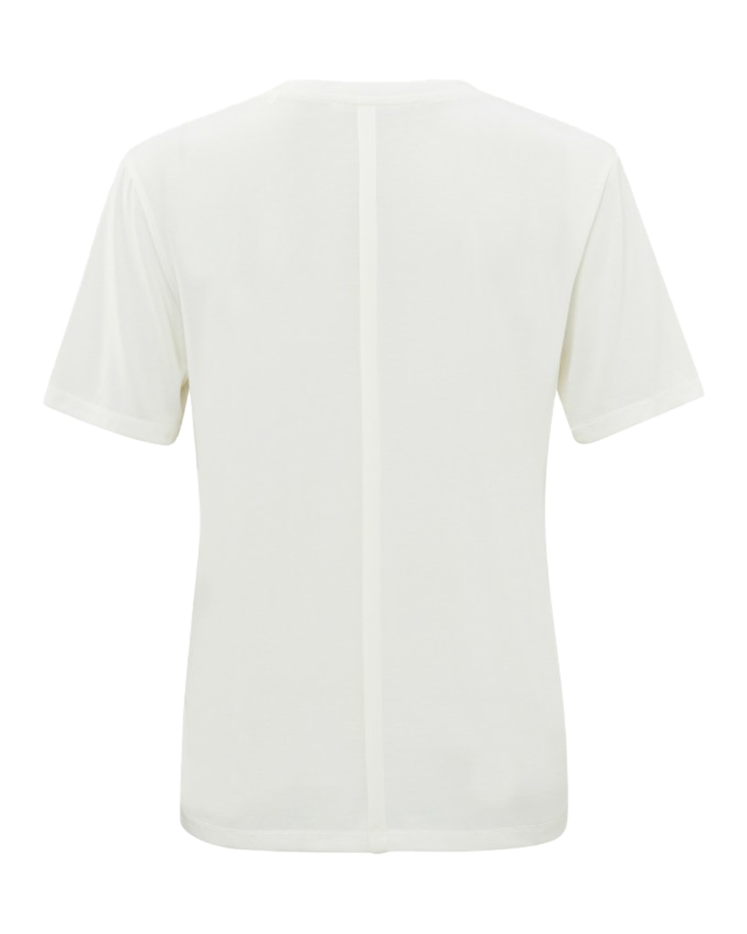 Topp rundad v-ringning offwhite - 2