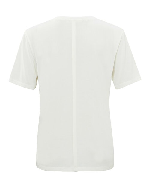 Topp rundad v-ringning offwhite - 2