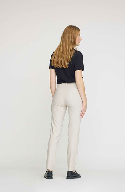 Mirakelbyxa Kelly viskos ficka grey-sand - 4