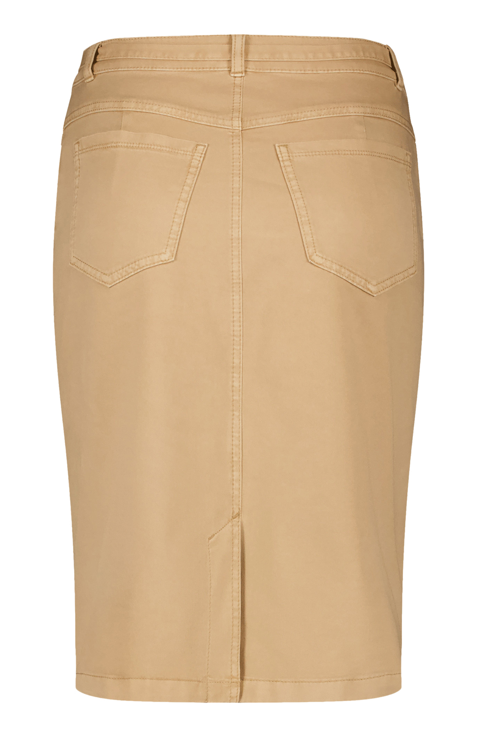 Kjol bomull/lyocell beige - 5