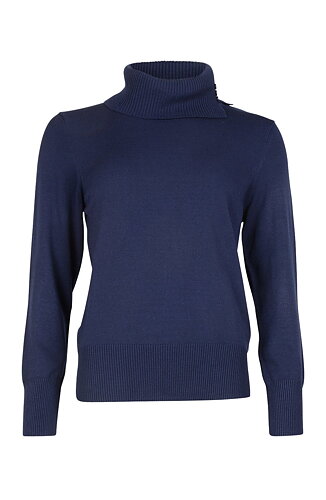 Polo marin med knappar