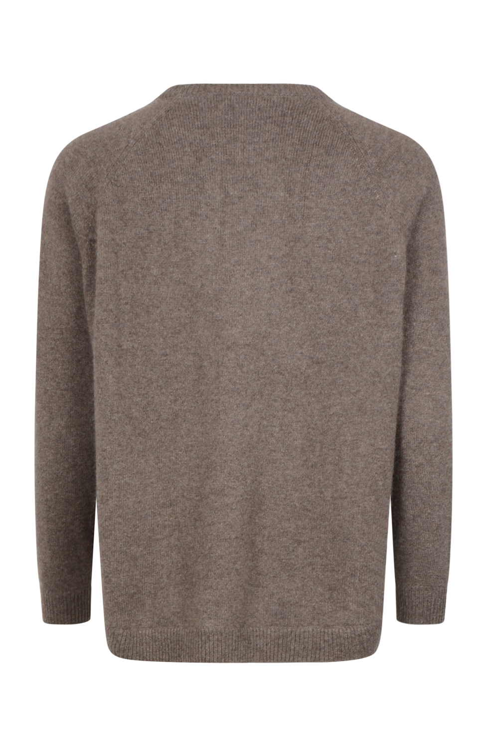 Kashmirjumper raglan curved brun - 3