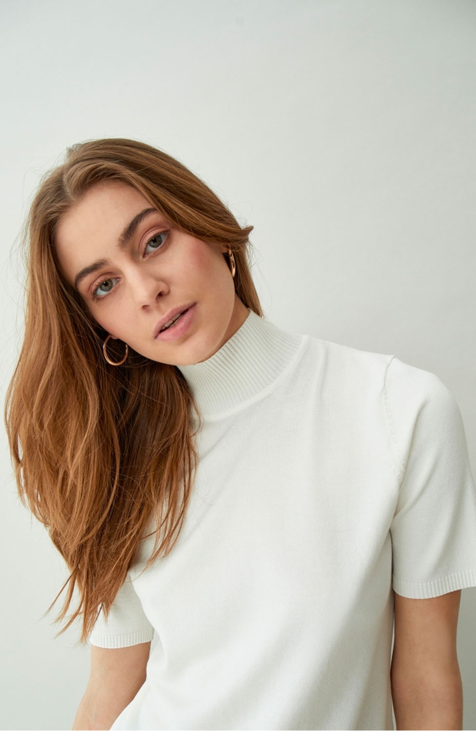 Topp Lima stickad turtle offwhite - 4