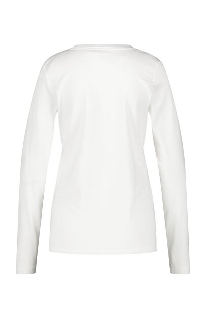 Bastopp lång ärm mesh i ringningen offwhite - 4