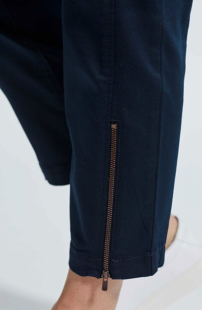 Mirakelbyxa Piper regular cropped navy - 3